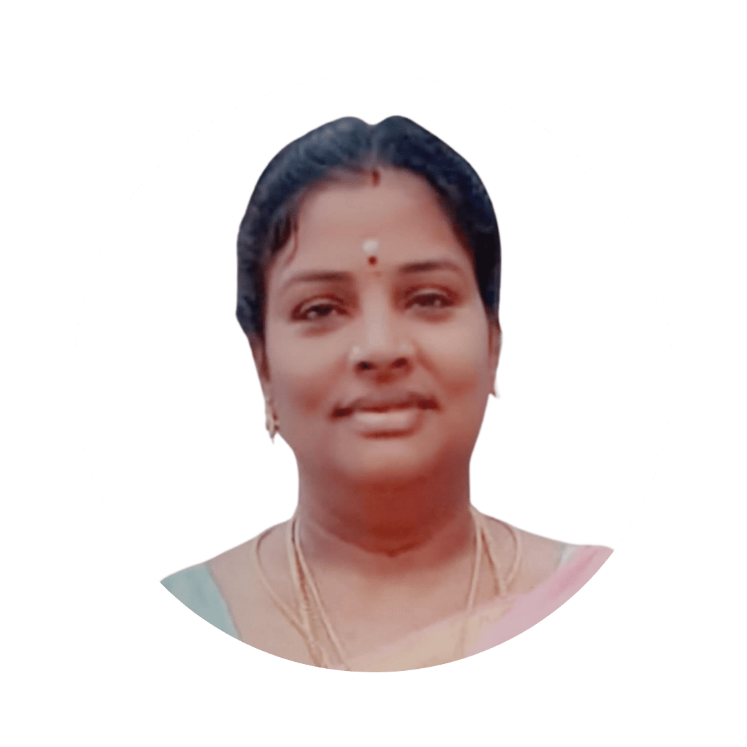 Mrs. Radhamani, Senior Accountant at Urbanspace Builders, managing financial operations for residential construction projects in Chennai.