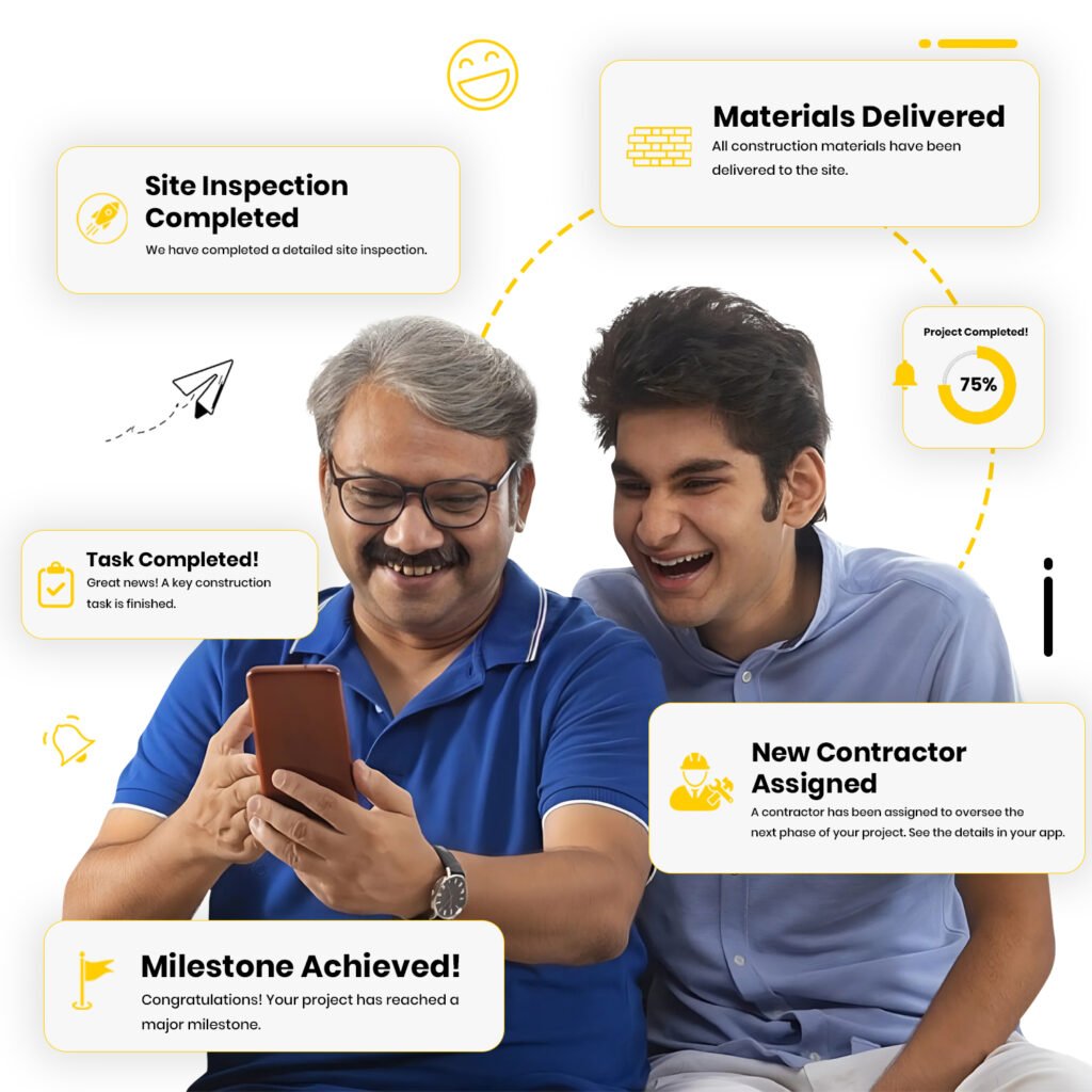 Modern architectural design by Urbanspace Builders, showcasing a contemporary residential home in Chennai.